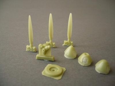 Bf-109E Propeller set