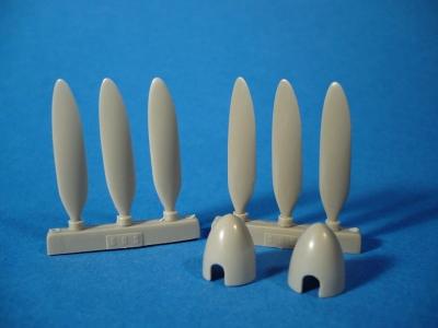 He-219 UHU short sp. Propeller set