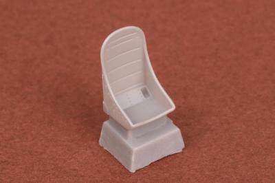 Curtiss P-36/H-75 seats (x2)  for Clear Prop Models kit