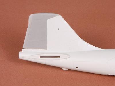 E.E. Canberra correct rudder