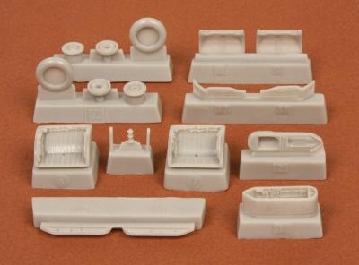 Mig-21bis wheel bays and wheels