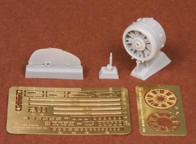 Polikarpov I-153 Chaika cowling + exterior set