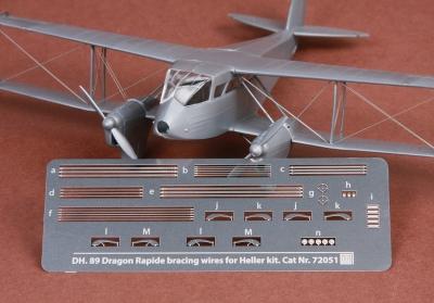 DH-89 Dragon Rapide rigging wire set 