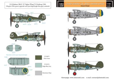 Gloster Gladiator in Swedish service Vol I.