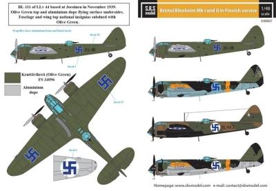 Bristol Blenheim Mk. I-II. in Finnish Service (WW II)