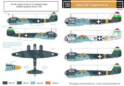 Junkers Ju-88 in Hungarian Service (WW II)