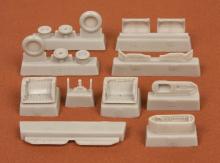 Mig-21bis wheel bays and wheels