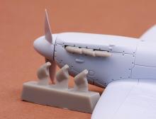 Spitfire Mk. I/II exhaust (round)