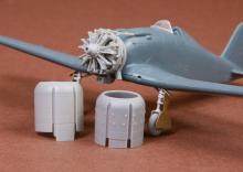 Fiat G.50/bis engine & cowling set