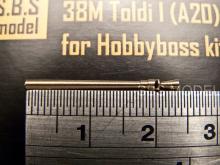 Toldi I 20 mm gun barrel - 1.