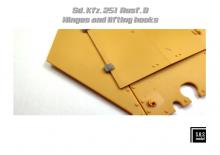 Sd.Kfz. 251. Ausf D. hinges and lifing hooks - 2.