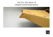Sd.Kfz. 251. Ausf D. hinges and lifing hooks - 3.