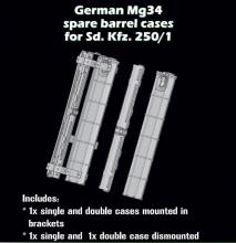 German Mg34 spare barrel cases for Sd. Kfz. 250/1 - 3.