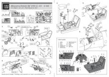 Messerschmitt Bf-109G-10 cockpit set - 1.