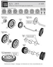 Kfz.385 wheel set (late 8-bolt type) - 4.