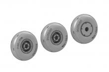 De Havilland DH-82A Tiger Moth wheel set  - 1.