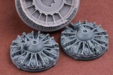 B-17 F/G (Early) Engine & Cowling set for HK Models kit - 1.