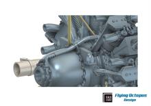 Westland Lysander Mk.I/III engine & cowling set  - 10.