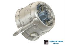 Westland Lysander Mk.I/III engine & cowling set  - 12.