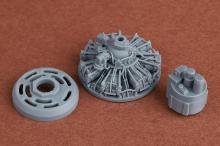 F4F-4 Wildcat engine set for Tamiya kit - 8.