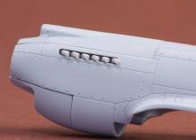 Curtiss P-40B exhaust - 1.