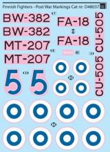 Finnish Fighters - Post War Markings - 3.