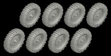 Krupp Kfz.69-70 Wheels with Dunlop Terrain Type #1 - 1.