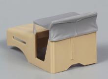 U.S. White 666 Truck Cabin Tarp - 1.