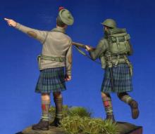 Scottish Black Watch Officer & Soldier (WW II) - 4.