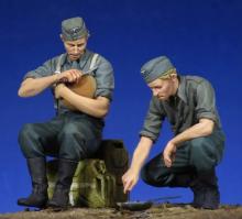 German Soldiers at Rest (WW II) - 1.